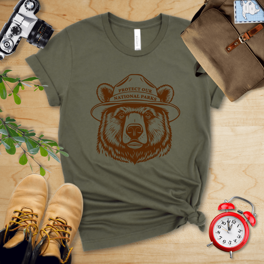 Protect Our National Parks Bear Shirt - Image 5